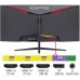 Sceptre 30-inch Curved Gaming Monitor 21:9 2560x1080 Ultra Wide Ultra Slim HDMI DisplayPort up to 200Hz Build-in Speakers, Metal Black