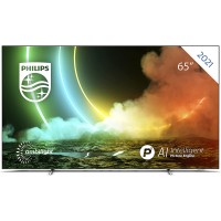 Philips 65 Inch Smart TV 4K. UHD OLED Television with Ambilight/Ideal for Netflix and Gaming/Google Assistant and Alexa/Android TV, HDR, Dolby Vision & Atmos Sound / 65" Philips 65OLED706/12