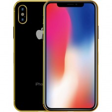 Apple iPhone X Gold Plated 24K - 256GB, 4G LTE, Space Grey